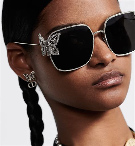 dior sonnenbrille swarovski|DiorFantastica S1U Square Sunglasses with Swarovski® Crystals .